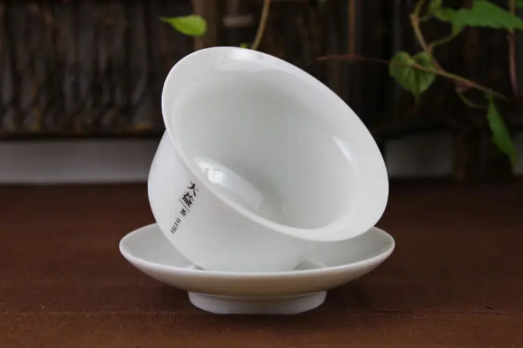 [GRANDNESS] Чай пуэр Dayi Gaiwan, чайный сервиз, белый чай Gongfu, фарфор Gaiwan, 150 мл, фарфор Gaiwan TAE tea DAYI PU ERH tea
