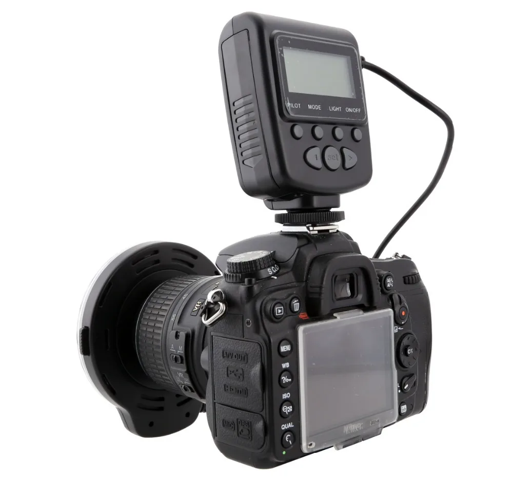 Meike FC 110 FC110 светодиодный Кольцевая вспышка для макросъемки светильник Nikon D500 D5 D7500