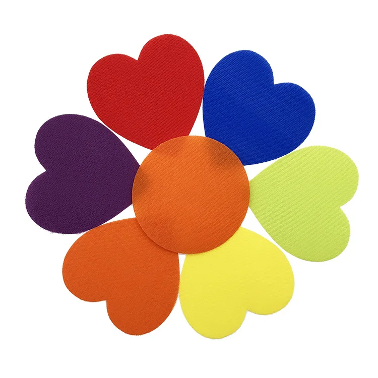 5 пар наклеек на ковер Обучающие реквизиты цветные нейлоновые наклейки липучку