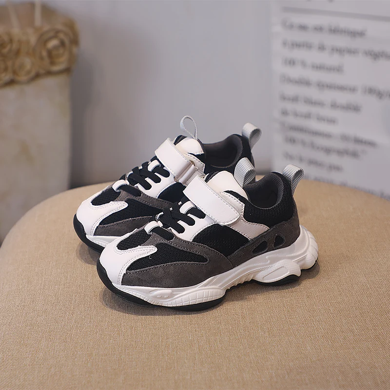 SX175Black Крутая сумка для занятий спортом на открытом воздухе кроссовки для мальчика детские кроссовки для девочек разноцветные Дышащие Модные туфли для отдыха SX175 - Цвет: SX175Black