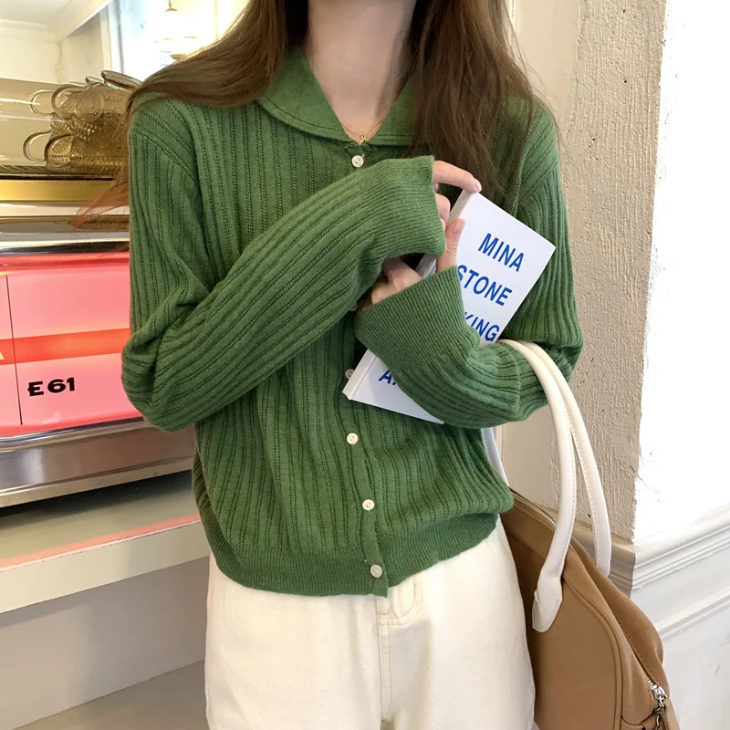 

Свитер женский осенний трикотажный, теплый, однотонный