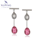 Ювелирные изделия Xuping, Летняя распродажа, модные популярные длинные серьги с кристаллами для девочек 610367522