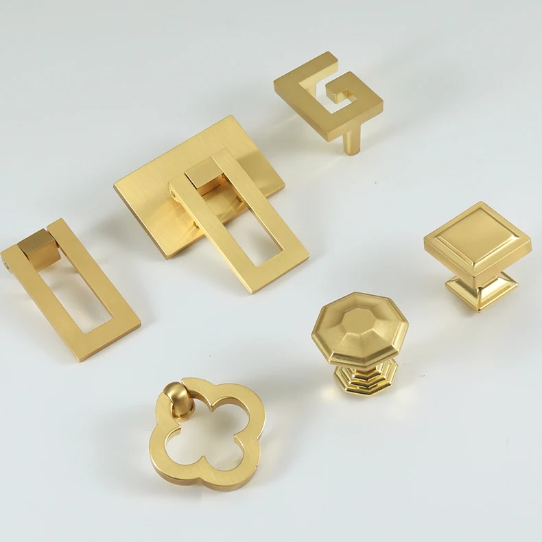 Vintage style/ Cabinet Knobs and Handles Drawer Furnitures Cupboard Wardrobe golden Knobs