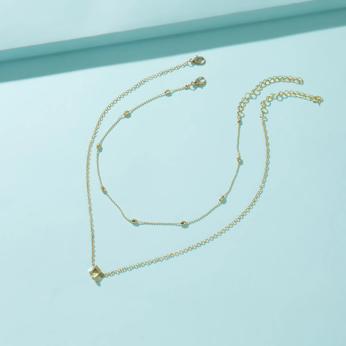 

VG 6YM New Fashion Double-layer Musical Note Pendant Lady Necklace Same Birthday Gift Alloy Jewelry Wholesale