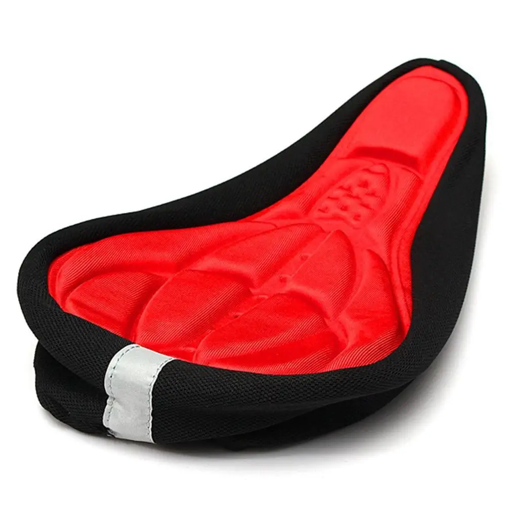 3D Comfortable Soft Silicone Bicycle Seat Cover Gel Pad Breathable Thickened Foam MTB Cycling Accessories | Спорт и развлечения