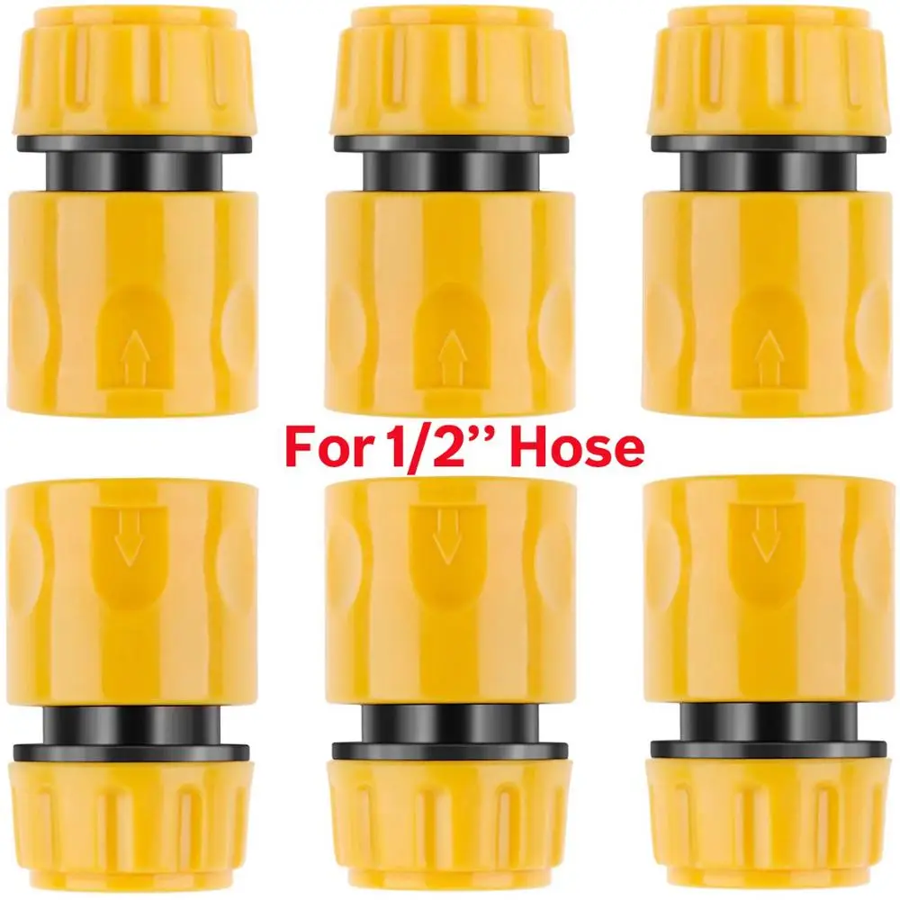 KSL01-KIT040-6PCS 6 шт 3/4& 1/2 дюймов переходник с резьбой переходник сад насадка на шланг разъем резьбовой кран фитинг капельный полив орошение в теплице - Цвет: KSL01-KIT040-6PCS