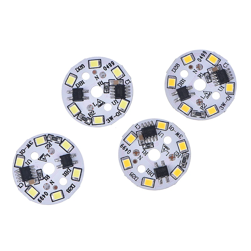 

2pcs 3W MB10F 2835 SMD Light Board Led Lamp Panel For Ceiling + AC 165-265V LED power supply driver