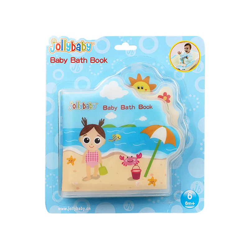 Тканевая книга с героями мультфильмов для новорожденных водонепроницаемая