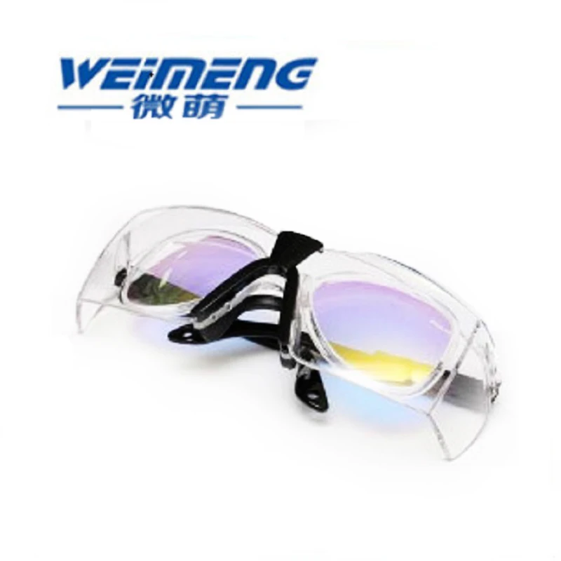 Weimeng брендовые лазерные защитные очки CO2 9900nm 11000nm двухслойные светоотражающие с