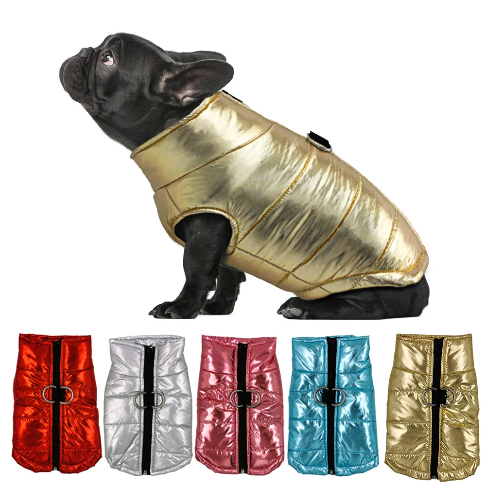 Зимняя одежда для больших собак водонепроницаемая теплая куртка питомца жилет