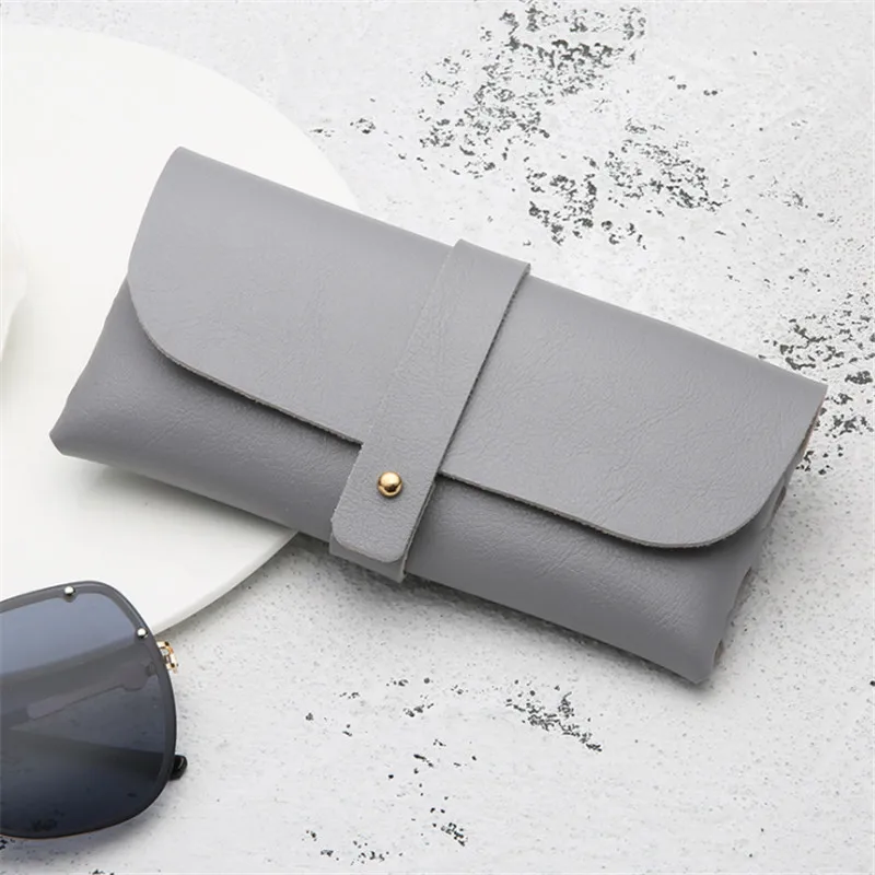 1 шт. Чехол для очков из ПУ кожи | Аксессуары одежды