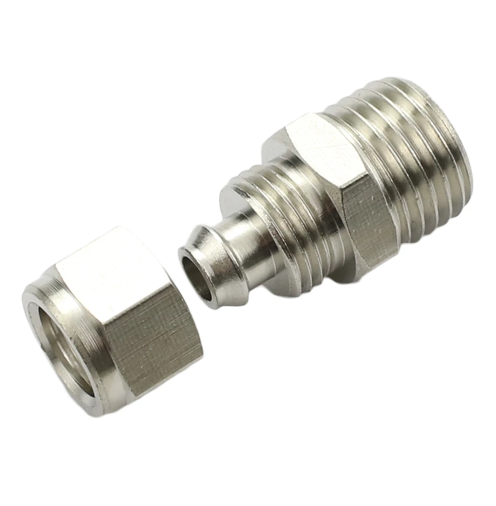 Пневматические фиттинги для ПК 4 M5 6 8 10 12 14 16 мм резьба 1/8 3/8 1/2 &quot1/4" BSP