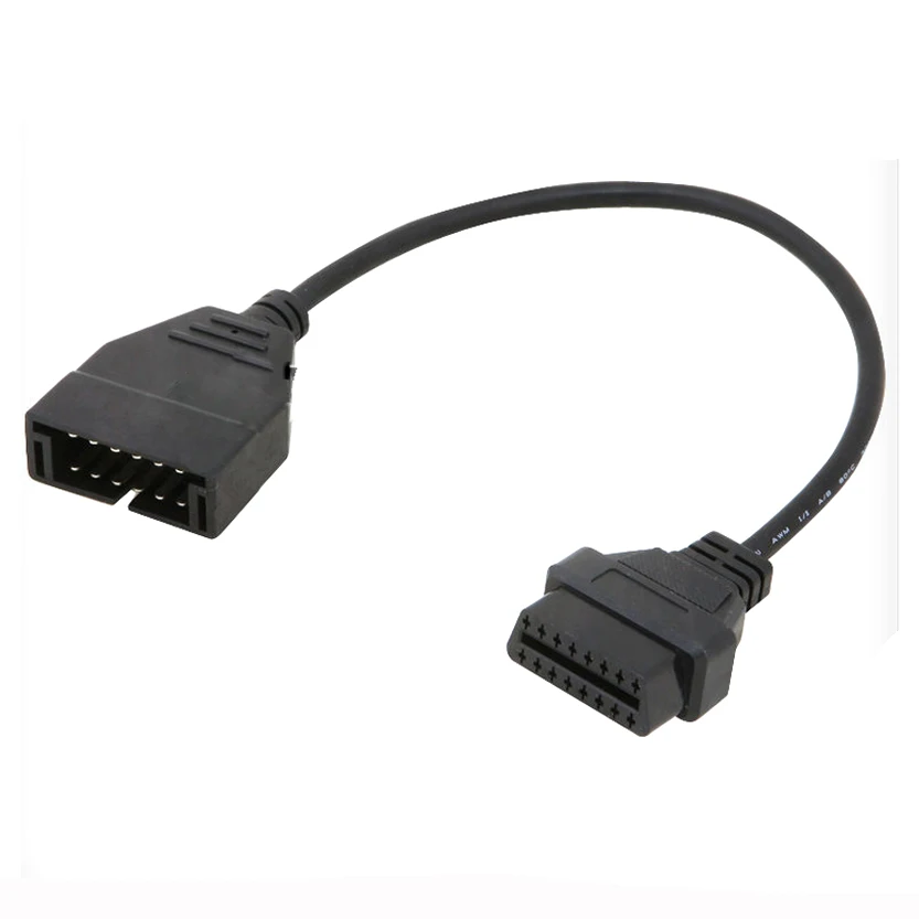 For G-M 12 Pin 12Pin OBD 2 Connector Adapter for gm12 pin obd2 obdii Auto Car Diagnostic Extension Cable 16 Tools | Автомобили и