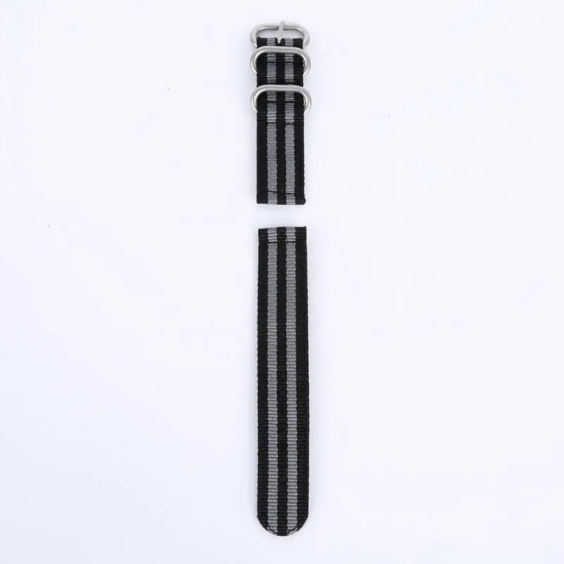 Военный армейский браслет нейлоновый холщовый ремешок для часов 18-24 мм ремешки