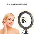 1 шт. 12 Вт 10 ''светодиодный кольцевой светильник триколор заполнясветильник свет для селфи макияжа фотографии видео прямой трансляции лампа для фотографирования Лидер продаж