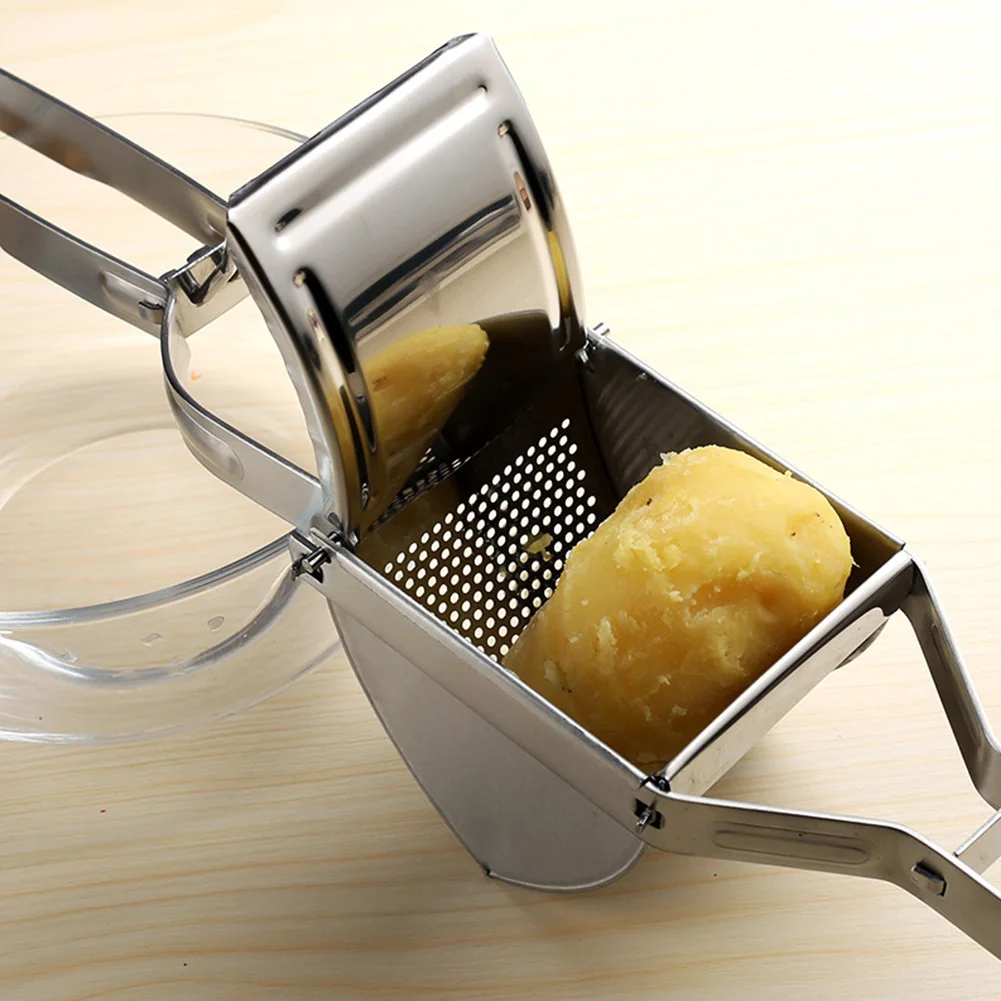 

Home Kitchen Multifunction Restaurant Anti Rust Mixing Portable Durable Squeezing Easy Clean Stainless Steel Potato Ricer Masher