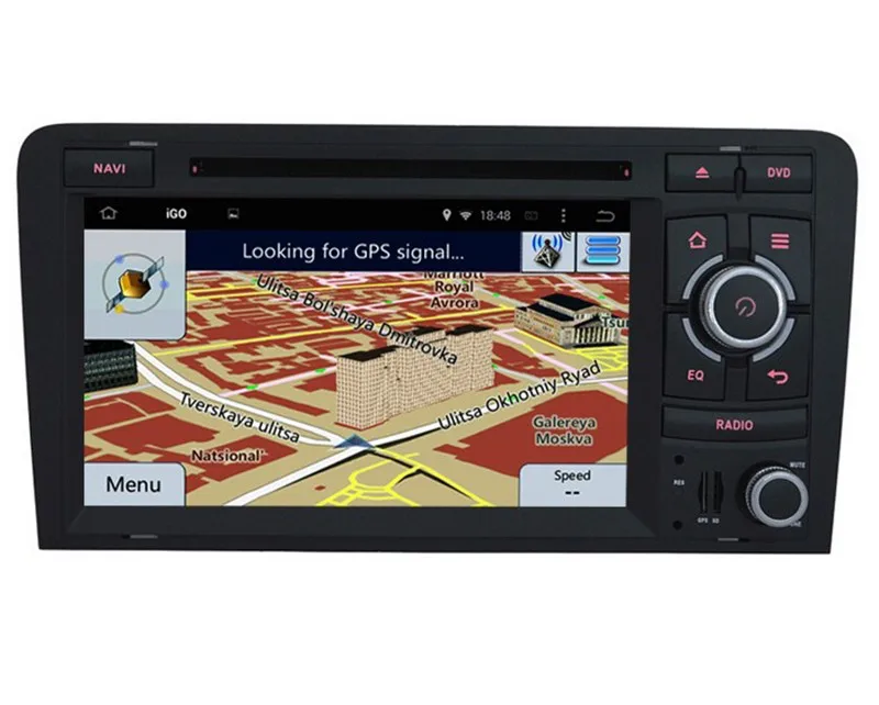 Android 8 0 7 1 6 Автомобильный DVD плеер GPS навигация Sysrtem для Audi A3 S3 RS3 2003 2011 Радио стерео