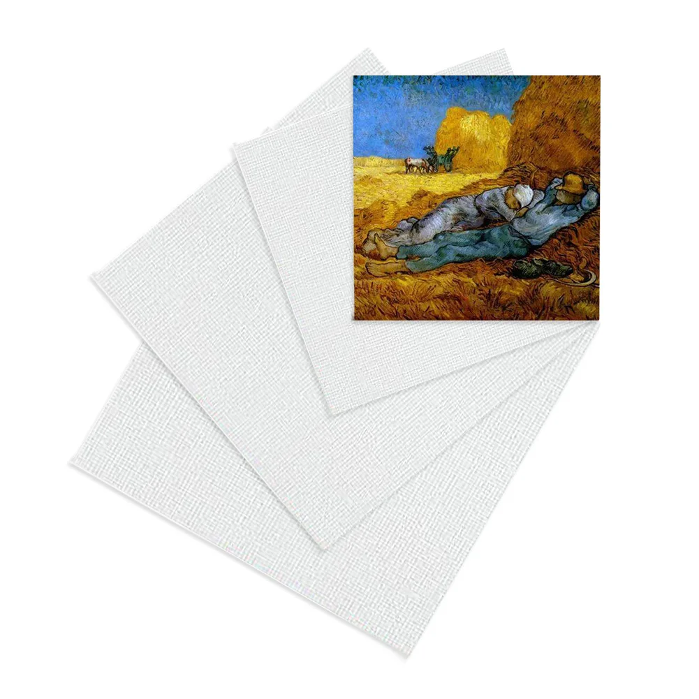 

24Pcs/set White Blank Square Artist Canvas Wood Frame For Canvas Oil Painting Wooden Board Frame For Primed Oil Acrylic Paint