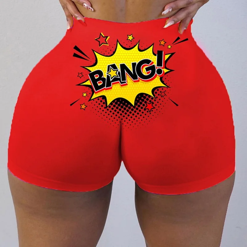 Новые летние женские шорты с высокой талией Сексуальные облегающие Женские