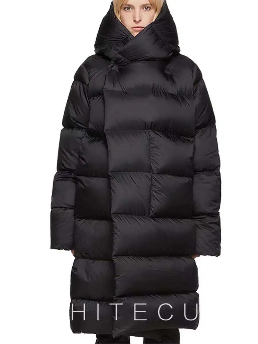 

2022Chaqueta larga de зима для женщин, Европейский классический sencillo, gruesa