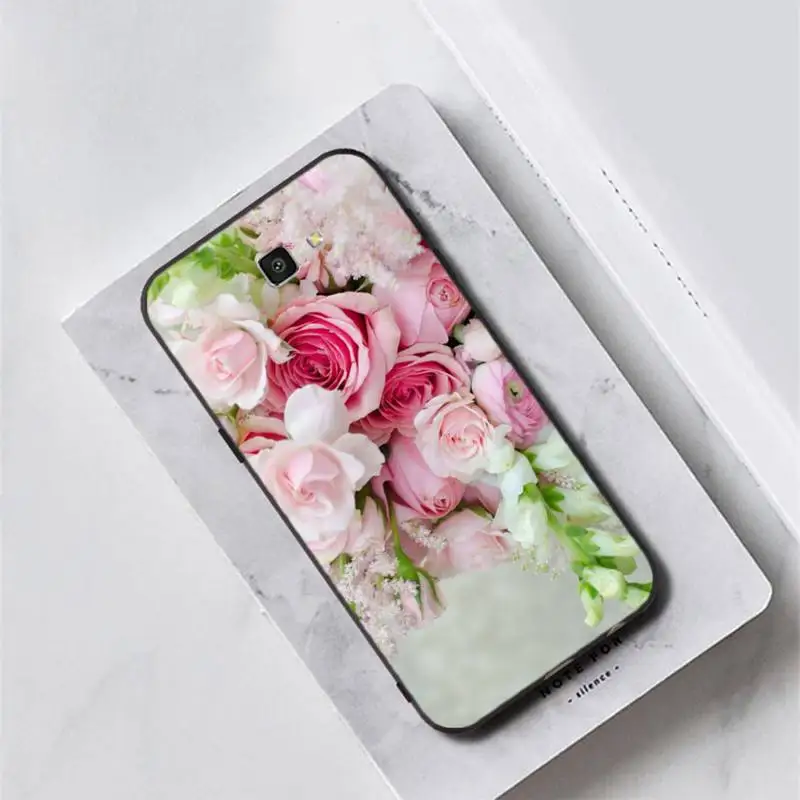 Babaite элегантный розовый фиолетовый пион цветок на вазе чехол для телефона Samsung