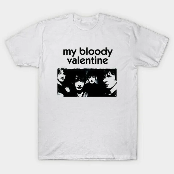

Reprint My Bloody Valentine Band Vintage Cotton White Men S-4XL T-Shirt K1051