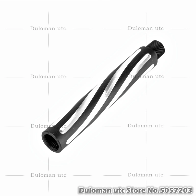Duloman utc Fortis стиль 5 &quotвитая спиральная флейта 14 мм CCW Oute удлинитель трубки для Airsoft
