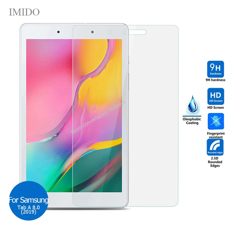 Закаленное стекло для Samsung Galaxy Tab A 8 0 2019 Защитное экрана защитная пленка на TabA SM-T295
