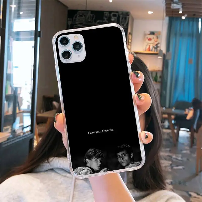

Maze Runner newt a5e Phone Case Transparent for iPhone 6 7 8 11 12 s mini pro X XS XR MAX Plus