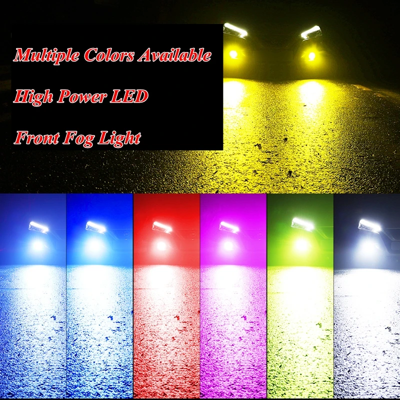 

Tak Wai Lee 2X LED Car Headlight Bulb Styling Source Single & Two Color & Flash Mode Change IP68 55W H1 H4 H7 H11 Front Fog Lamp