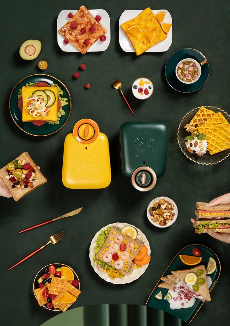 220 В бытовой Электрический вафельница машина с антипригарным покрытием