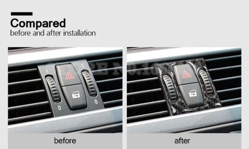 Центральная консоль из углеродного волокна крышка на вентиляционное отверстие