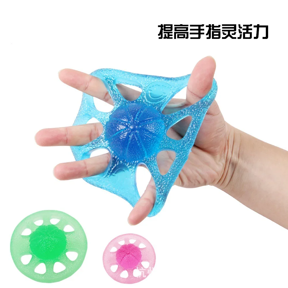 Пружинная рукоятка для пальцев из термопластичного каучука с 8 отверстиями мяча