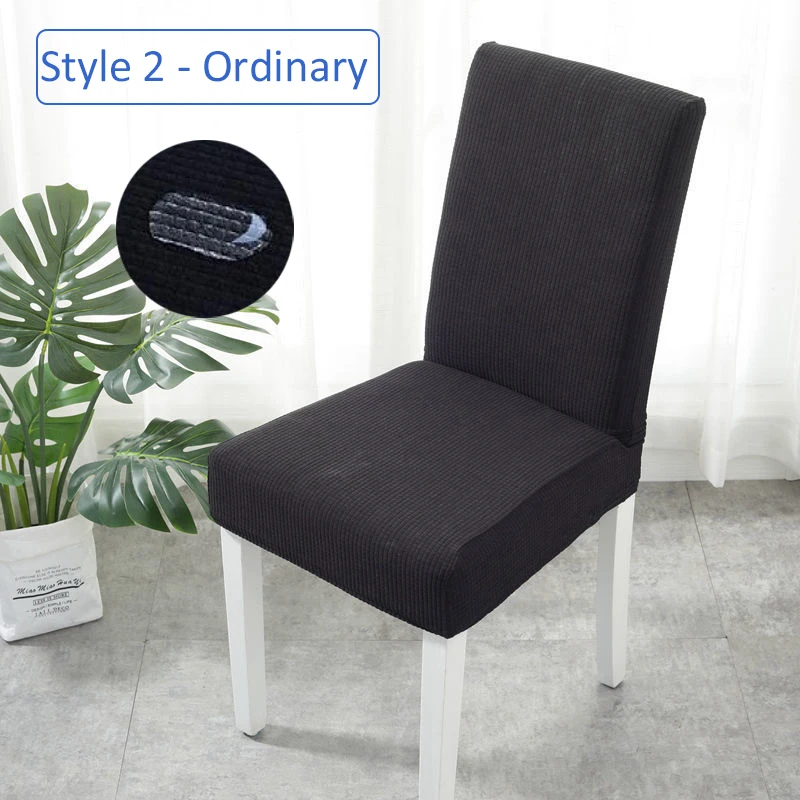waterproof skirt chair cover thicker stretch fabrics chair covers for dining room home kitchen wedding spandex antifouling seat free global shipping