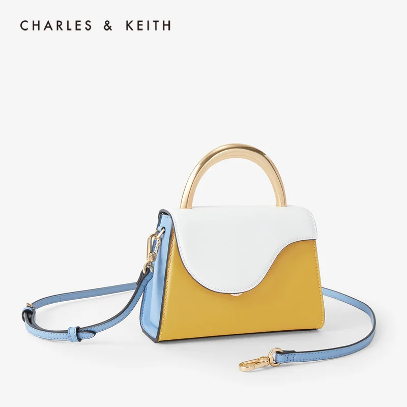 CHARLES＆KEITH Новинка на Весну и Лето2020 CK2-50270491 Женская Сумка Плечо ручная сумкас