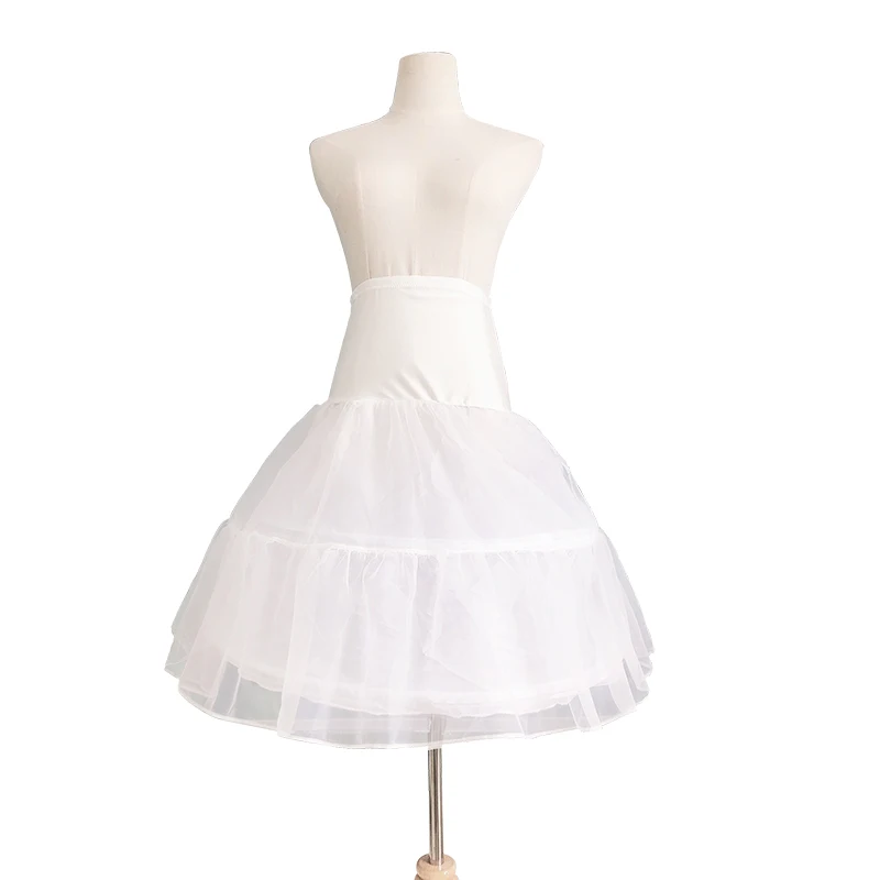 

Полная юбка в стиле "Лолита", Жесткая Юбка-подъюбник с регулируемой длиной, повседневная юбка для косплея, юбка-подъюбник средней длины