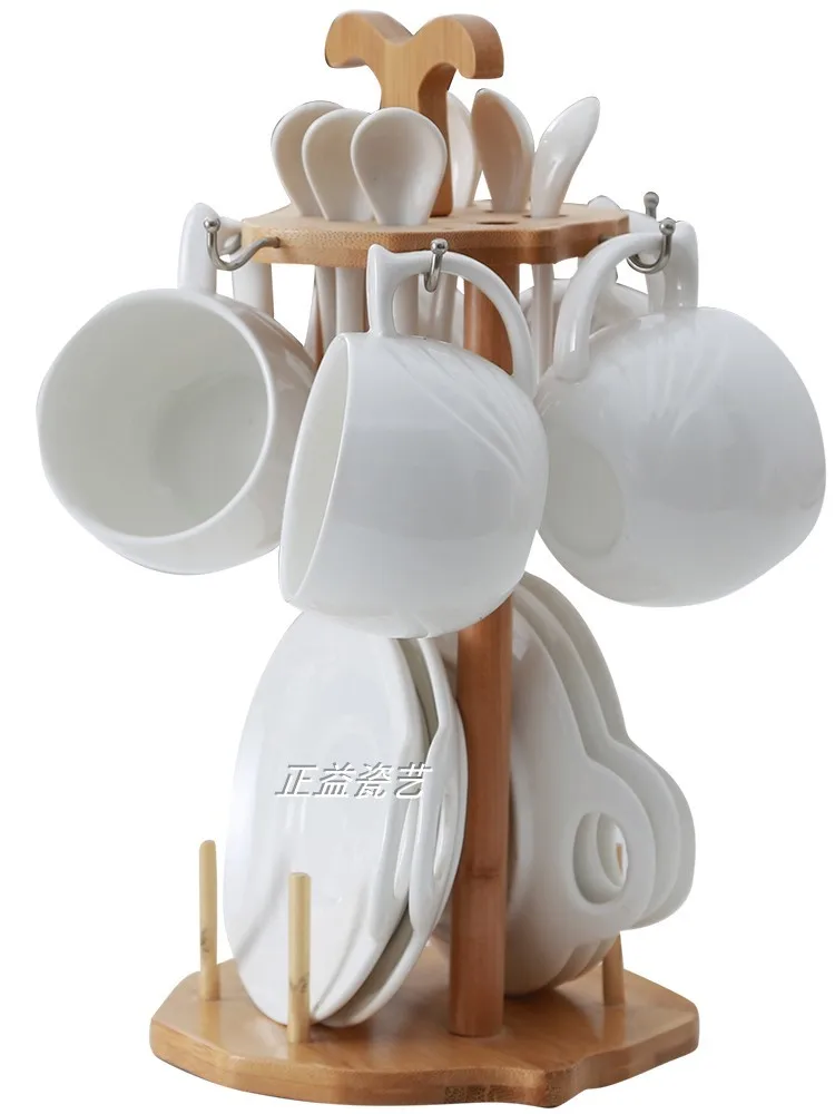 Набор кофейных чашек в Европейском стиле керамическая Минималистичная рамка из