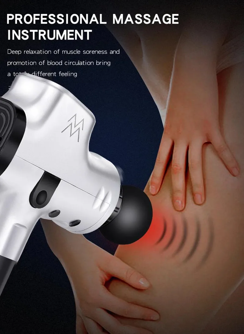 

High Frequency Muscle Sports Massage Gun Physiotherapy Relaxation Percussion Vibration Full Body Massager