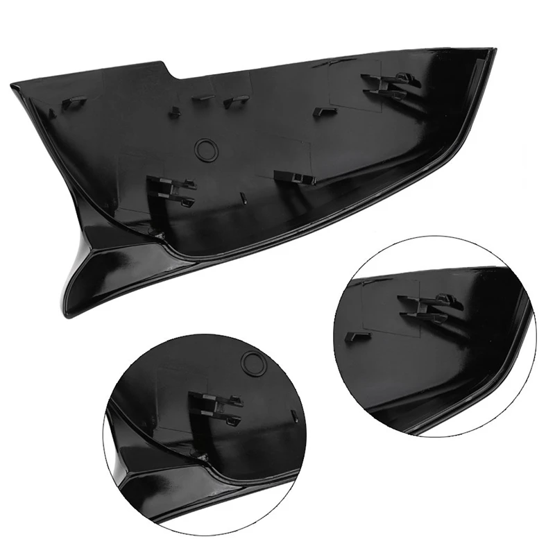 Для Bmw F20 F21 F87 M2 F23 F30 F36 X1 E84 глянцевая черная крышка бокового зеркала заднего вида-M4