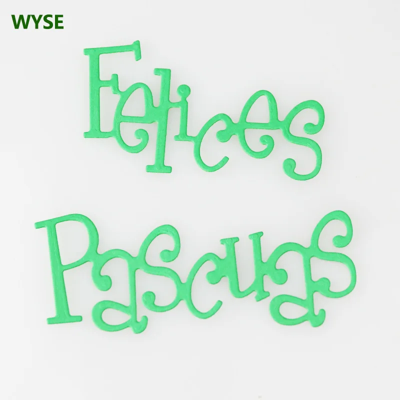 WYSE испанский День Святого Валентина металлические Вырубные штампы пасхальные