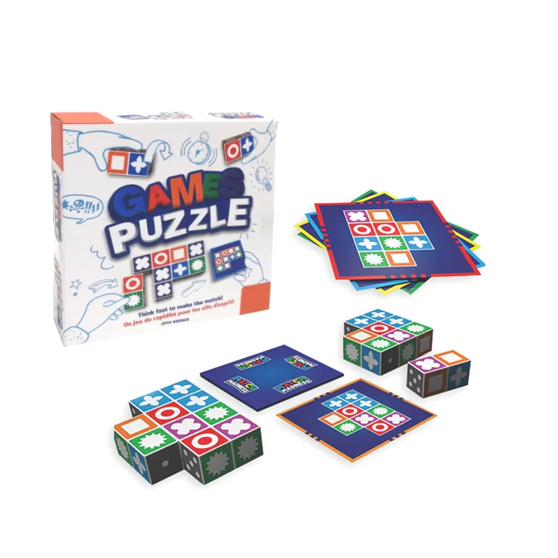 Лидер продаж детская настольная игра с логическим мышлением пазл для