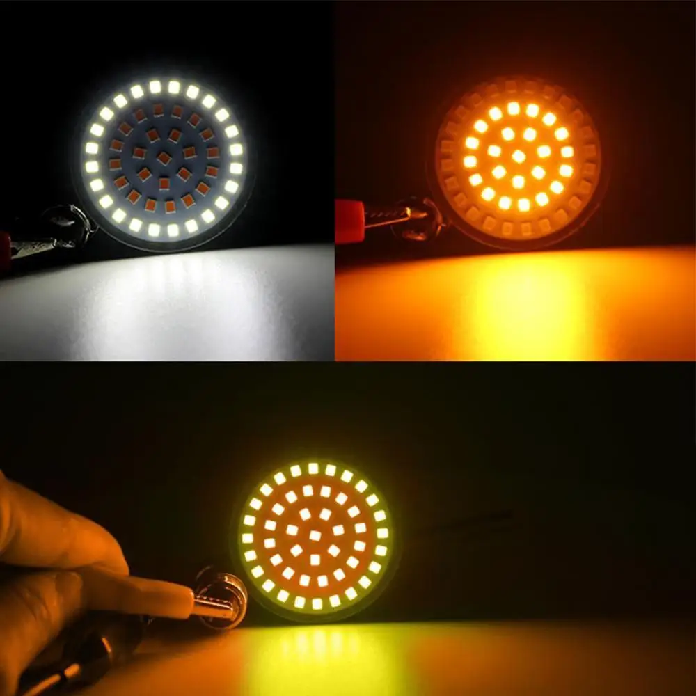 Световой сигнал поворота для мотоцикла янтарный светодиодный указатель с 1156