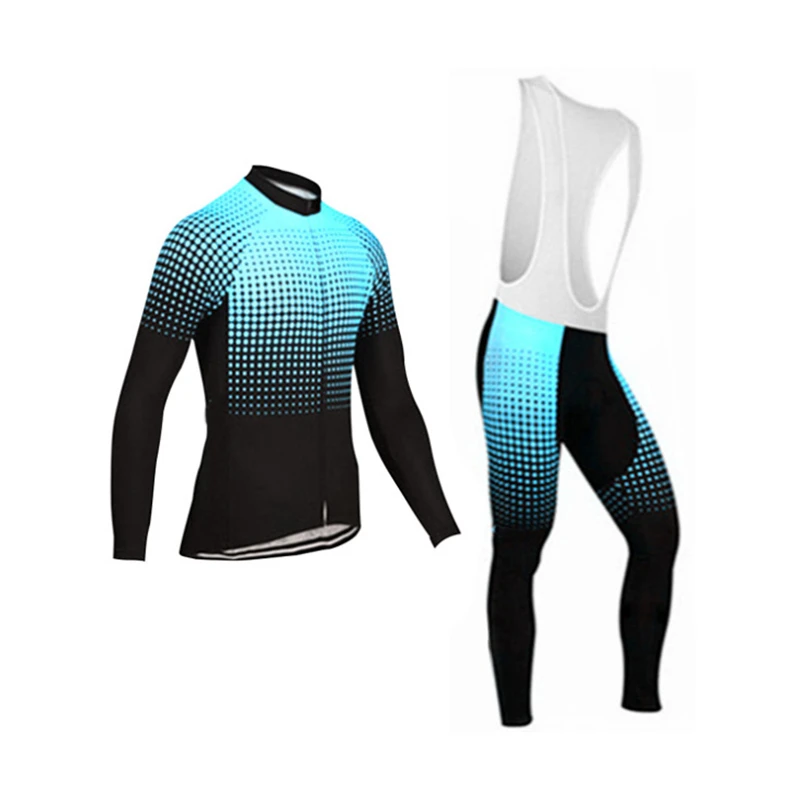 

2021 Pro Team Long Sleeve Cycling Jersey Set Bicycle Clothing Bike Jersey Fashion sports breathable Uniform Men Clothes
