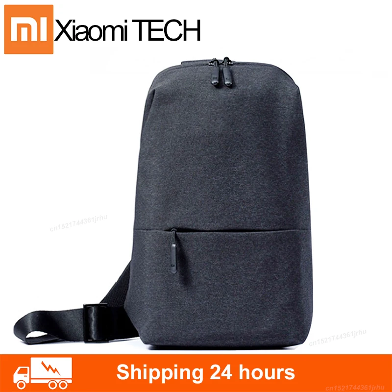 Original Xiaomi mi backpack urban casual chest bag lightweight men and women small shoulder type unisex rucksack backpack bag