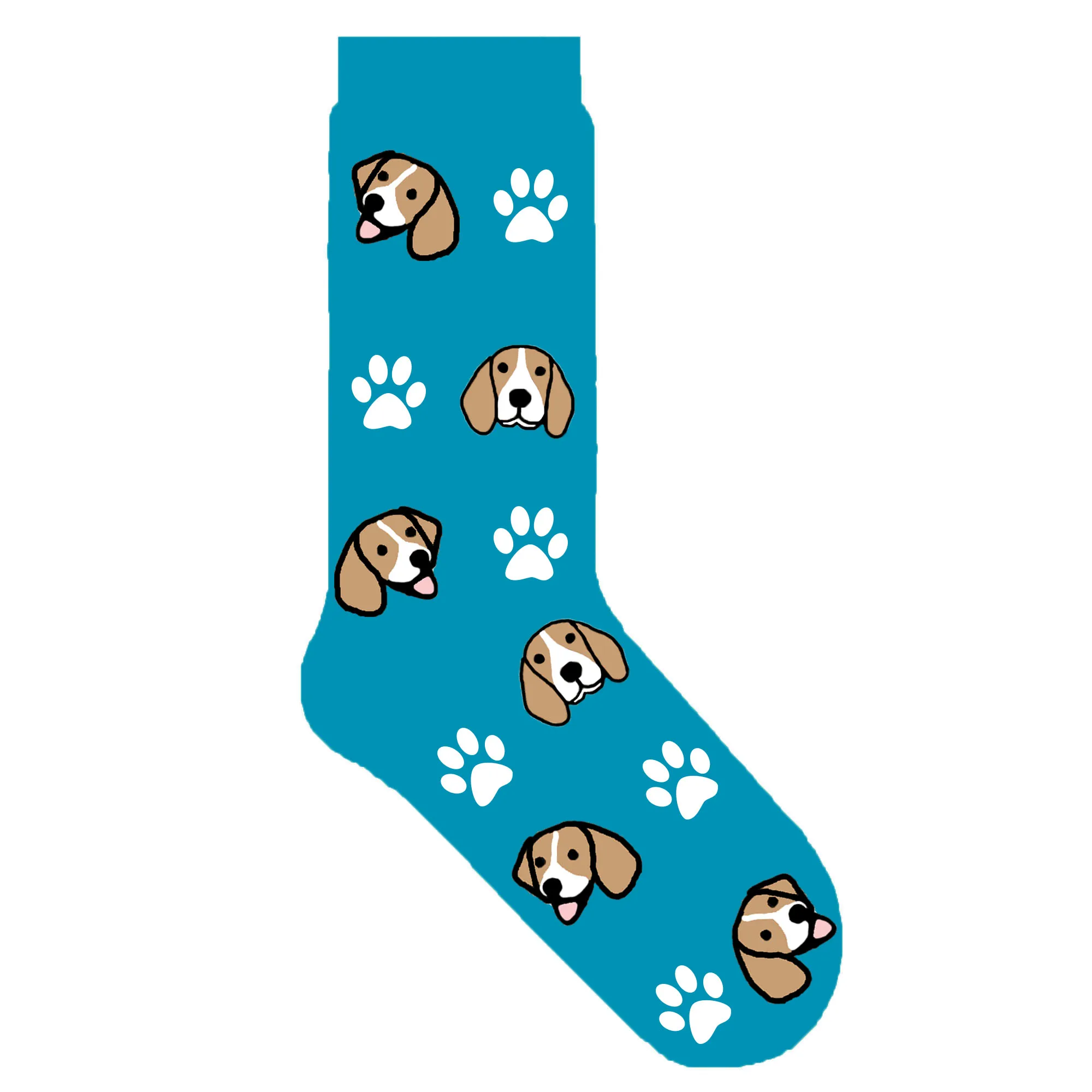 BEAGLE DOG CUTE Собака породы Бигль носки для лодок хлопок для женщин креативная собака тематический подарок Новинка doggy paw носки 50 пара/лот ЕС 38-44 унисекс - Цвет: BEAGLE DOG CUTE