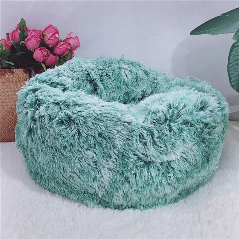 

Super Soft Dog Bed Round Shape Cat Puppy Comfort Sofa Bed Washable Coral fleece Pet House Winter Warm Beds For Dog XS-XXL HOT