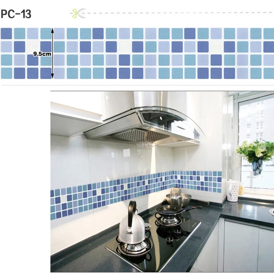 Настенные мозаичные обои в ванную комнату толстая самоклеящаяся наклейка