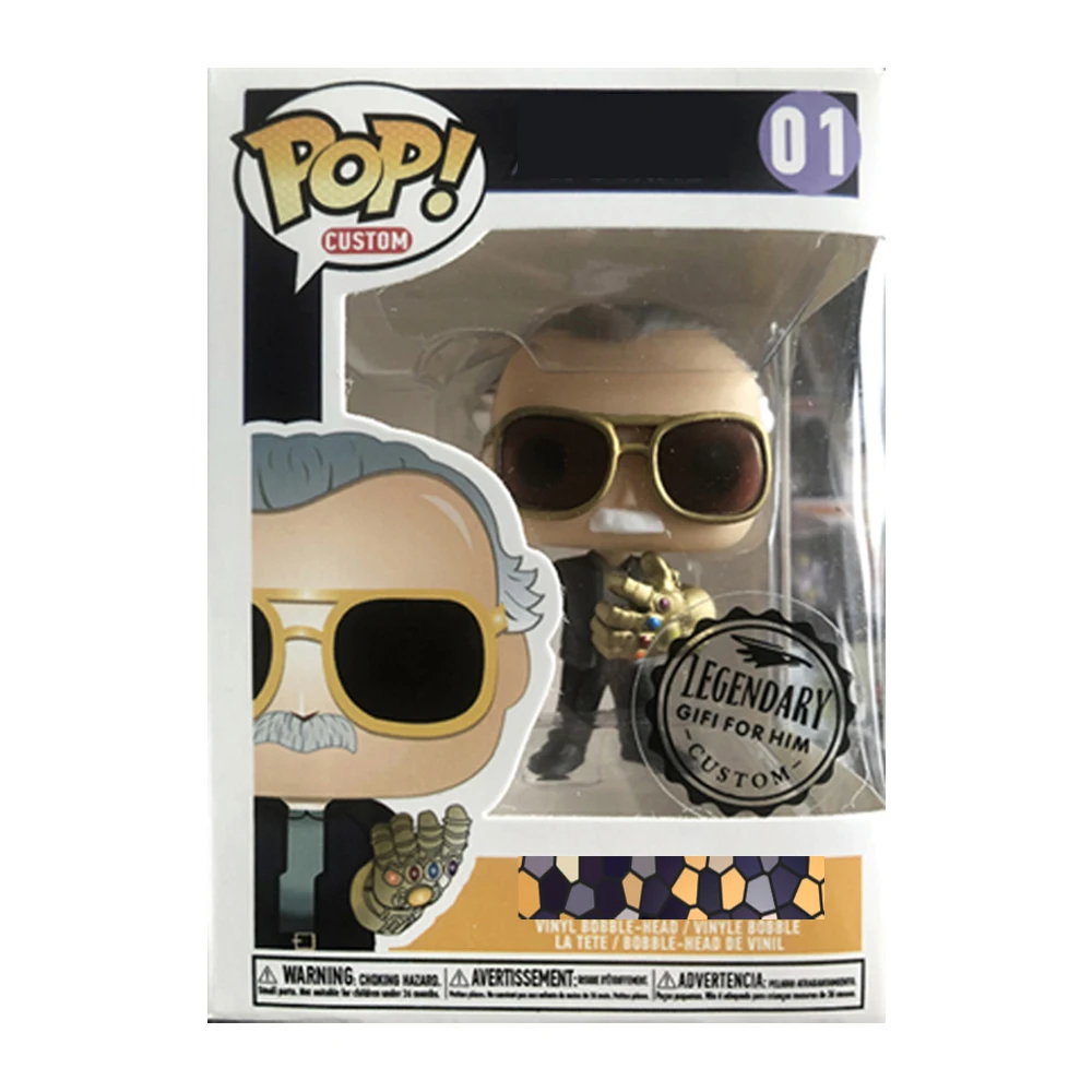 Funko POP Marvel#01#02 виниловые фигурки Коллекция Модель игрушки - Цвет: 01