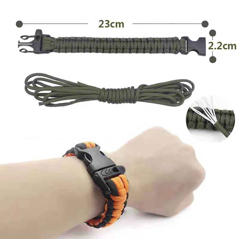 3 шт./лот открытый веревка для зонтика браслет выживания Emeragency | Дом и сад