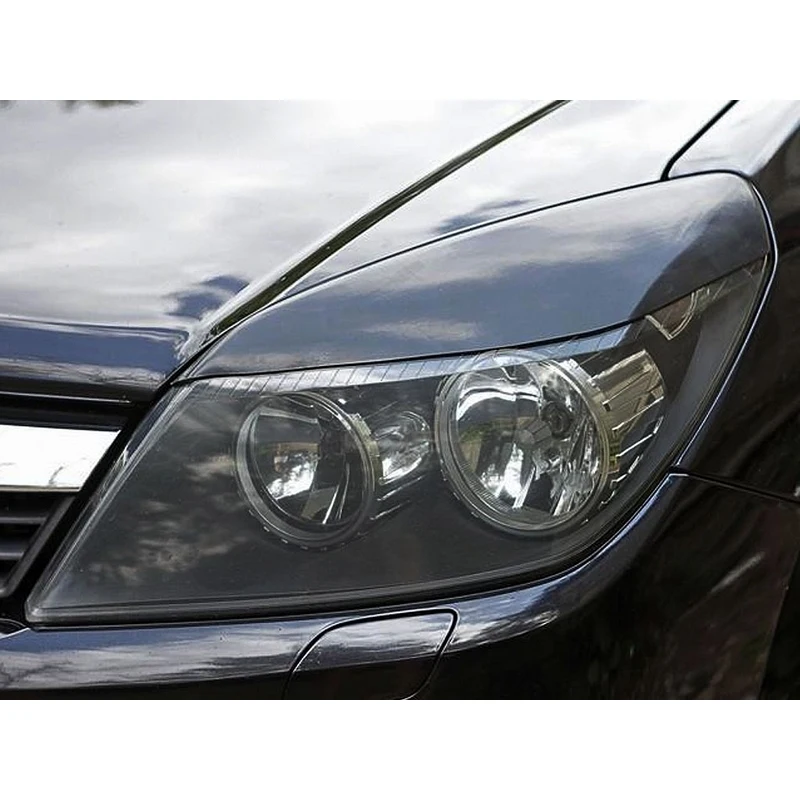 Накладки на фары реснички брови веки для Opel Astra H 2007 2009 ABS пластик тюнинг накладка
